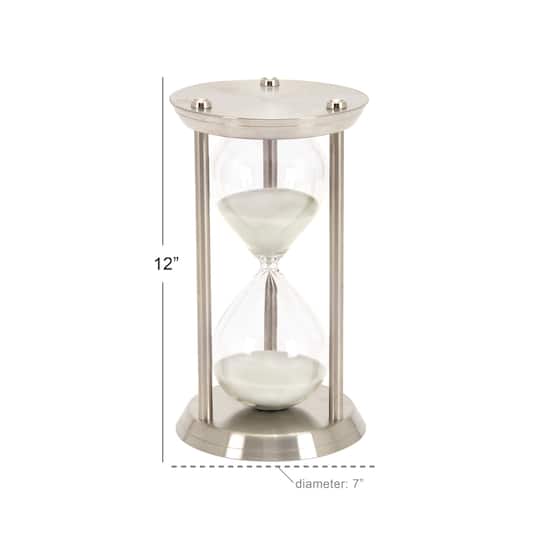 12'' Silver Metal Glam Timer